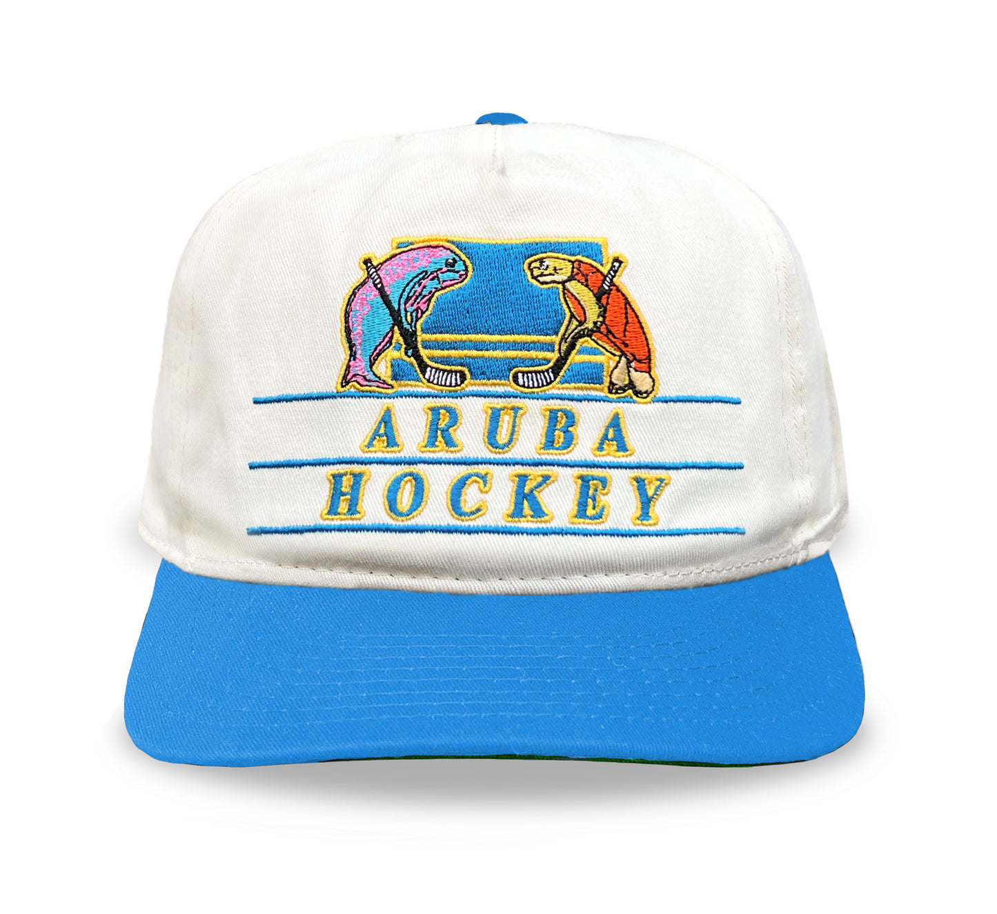 Aruba Hockey Snapback: Cream