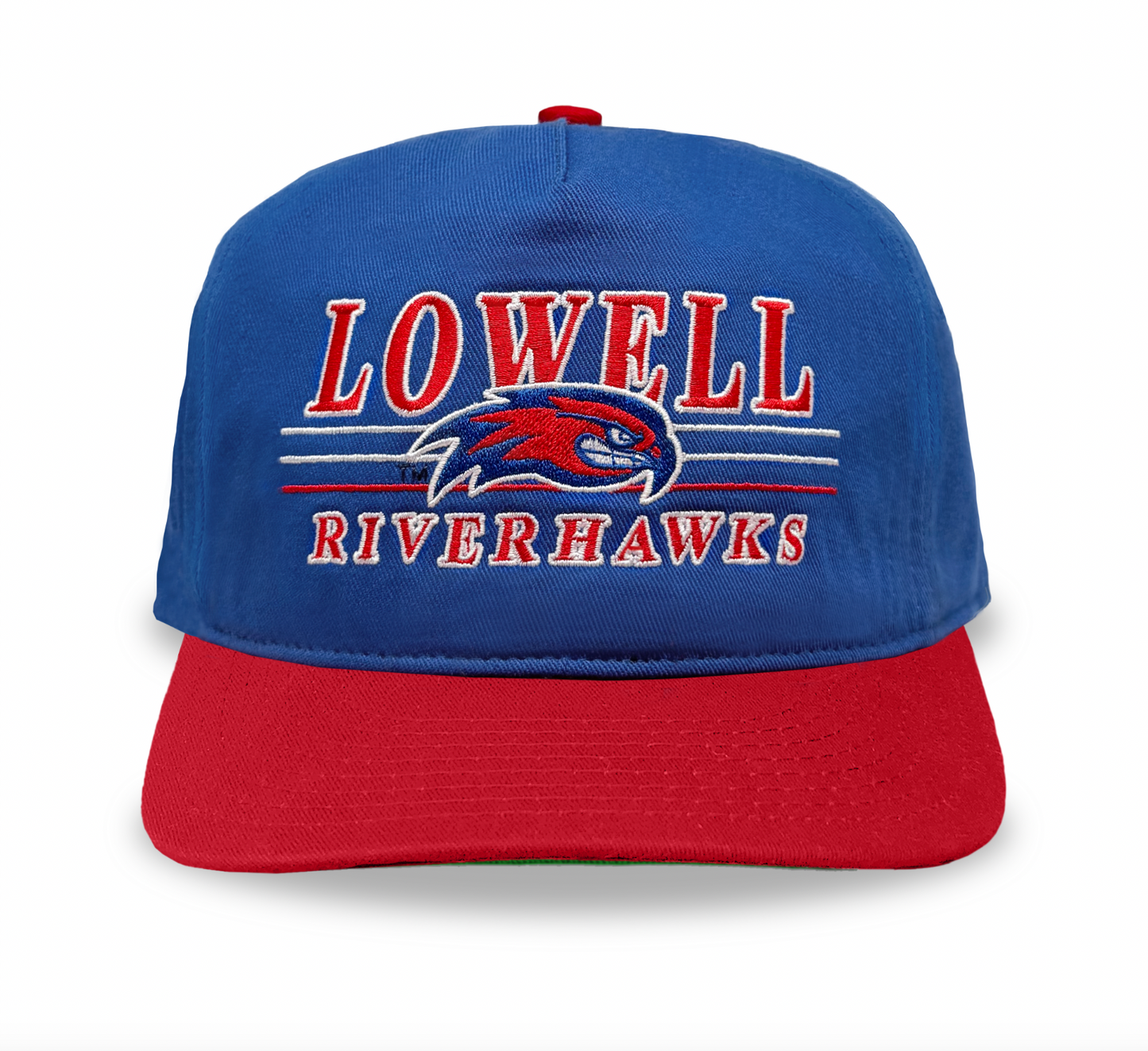 UMass Lowell River Hawks Snapback: Blue/Red