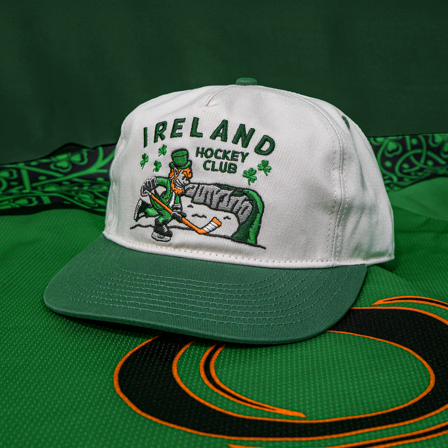 Ireland Hockey Club Snapback: Cream