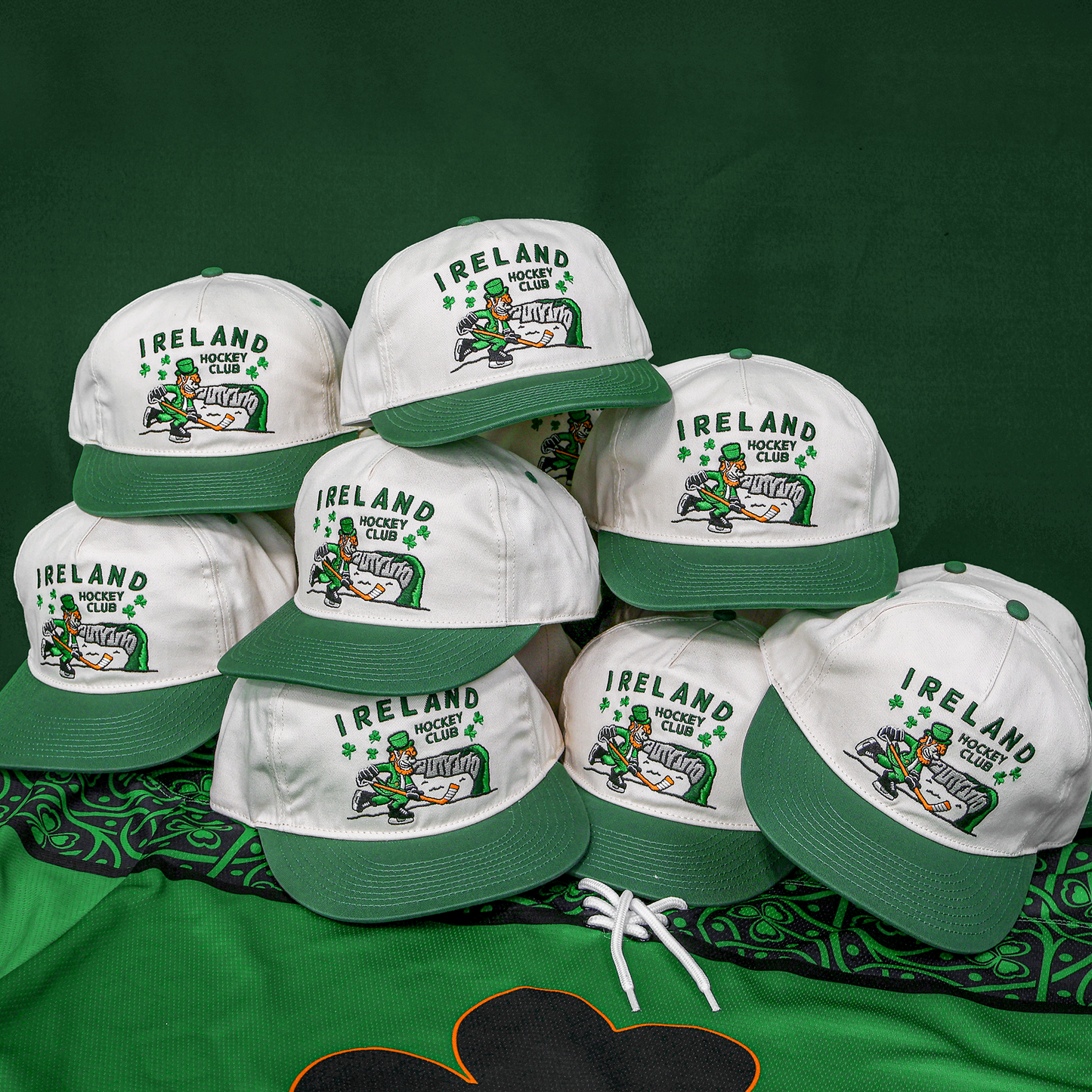 Ireland Hockey Club Snapback: Cream