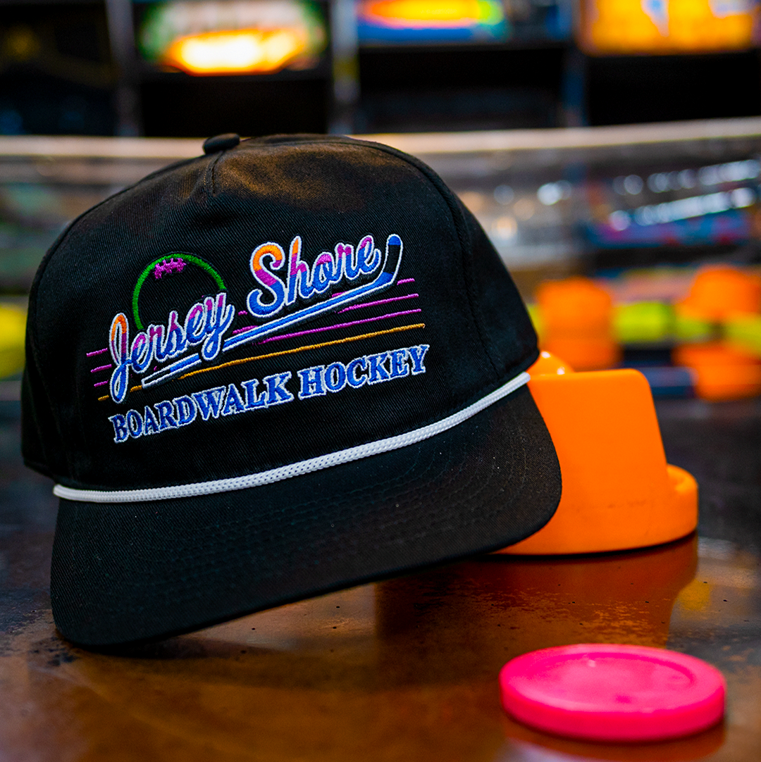 Jersey Shore Boardwalk Hockey Snapback: Black