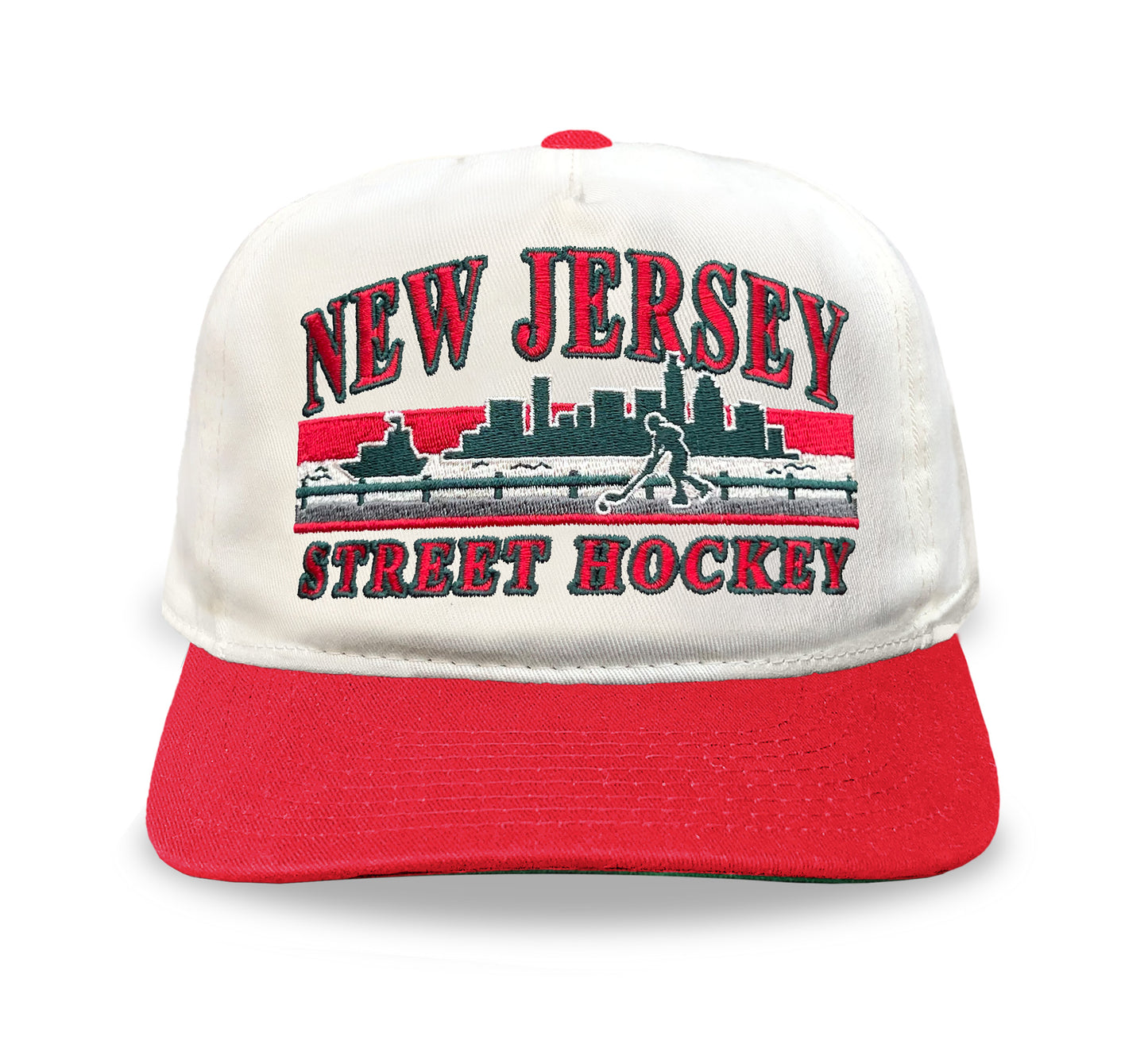 New Jersey Street Hockey Snapback: Cream