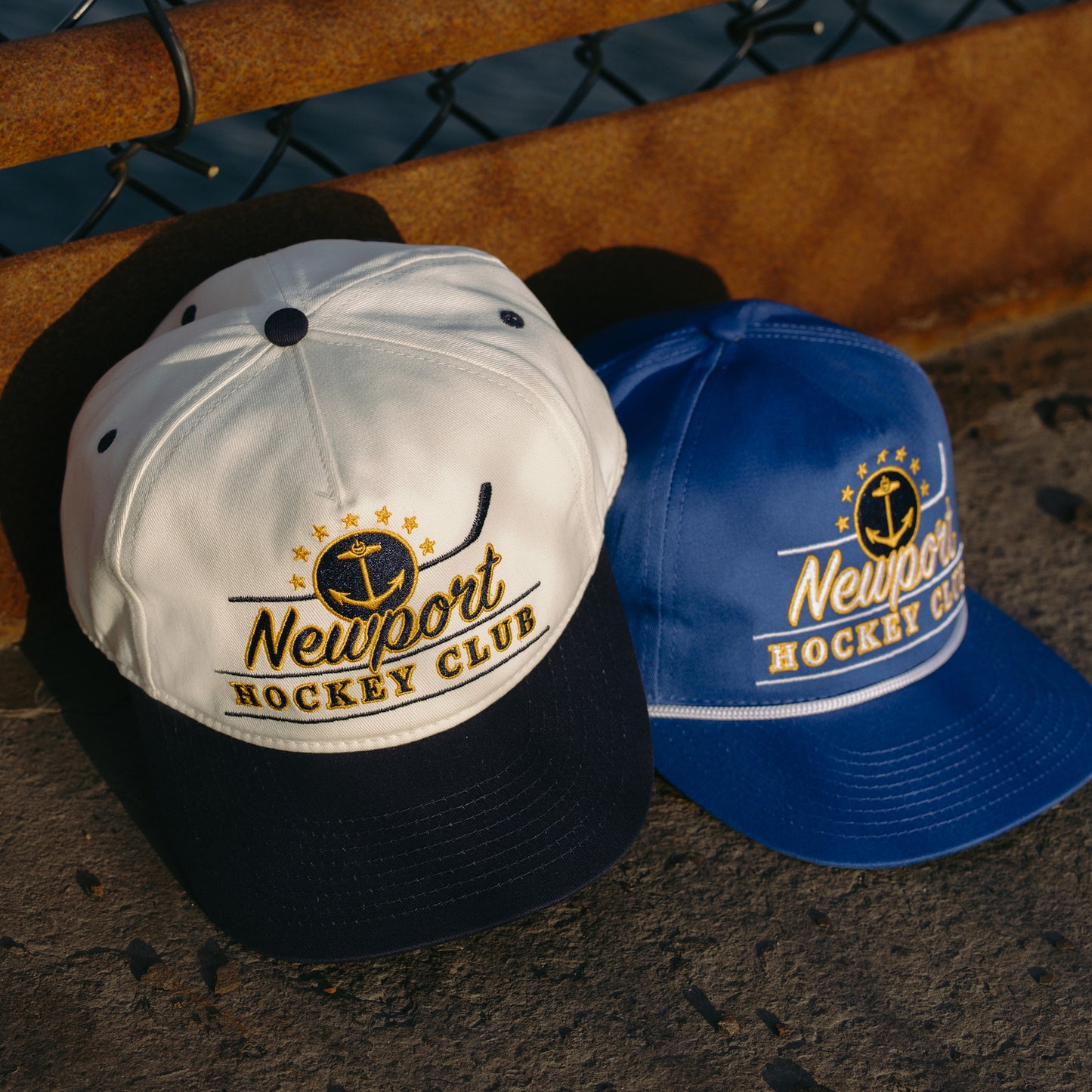 Newport Hockey Club Snapback: Cream