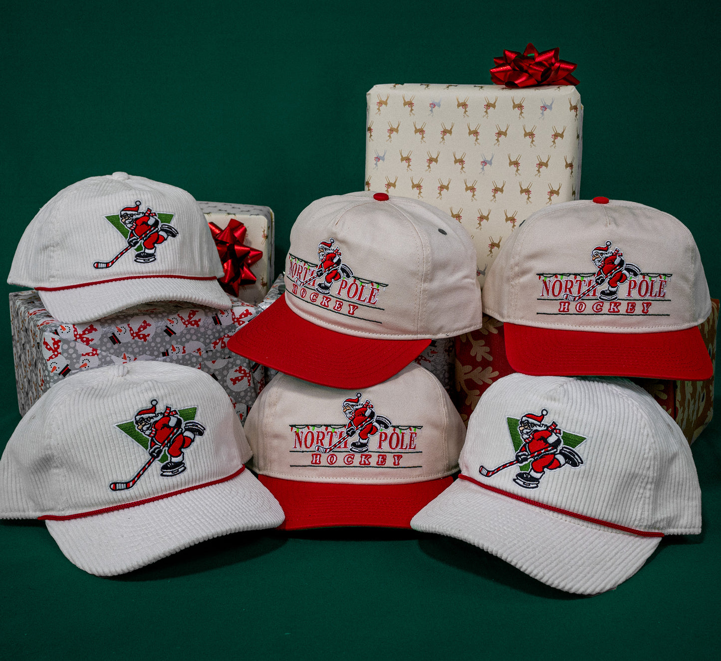 North Pole Hockey Snapback: Corduroy