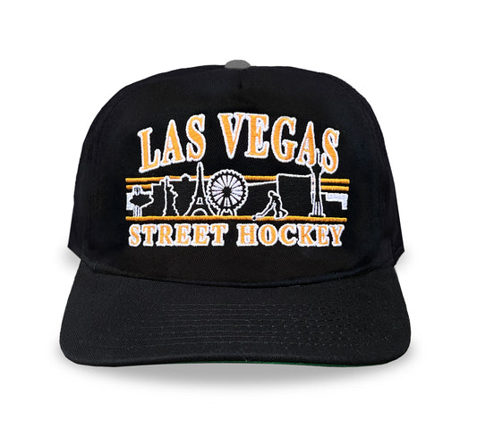 Las Vegas Street Hockey Snapback: Black
