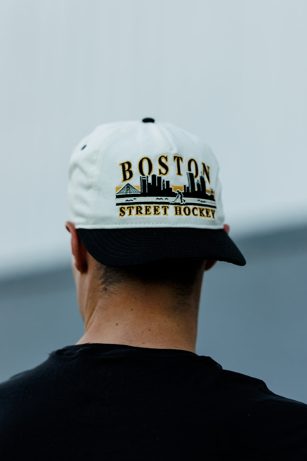 Boston Street Hockey Snapback: Cream