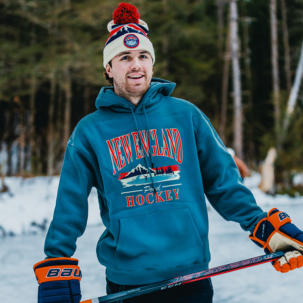 New England Pond Hockey Hoodie