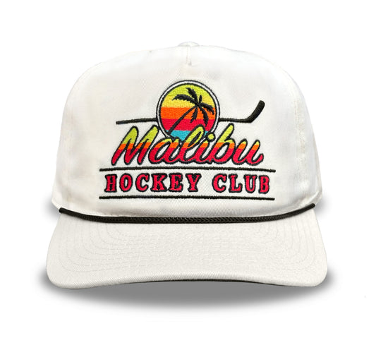 Malibu Hockey Club Snapback: Cream