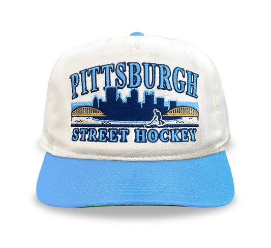 Pittsburgh Street Hockey Snapback: Cream