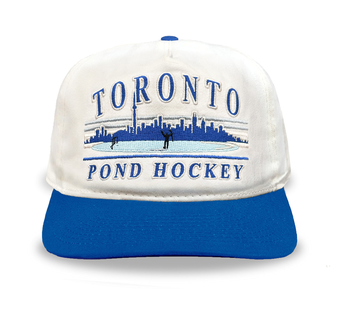Toronto Pond Hockey Snapback: Cream